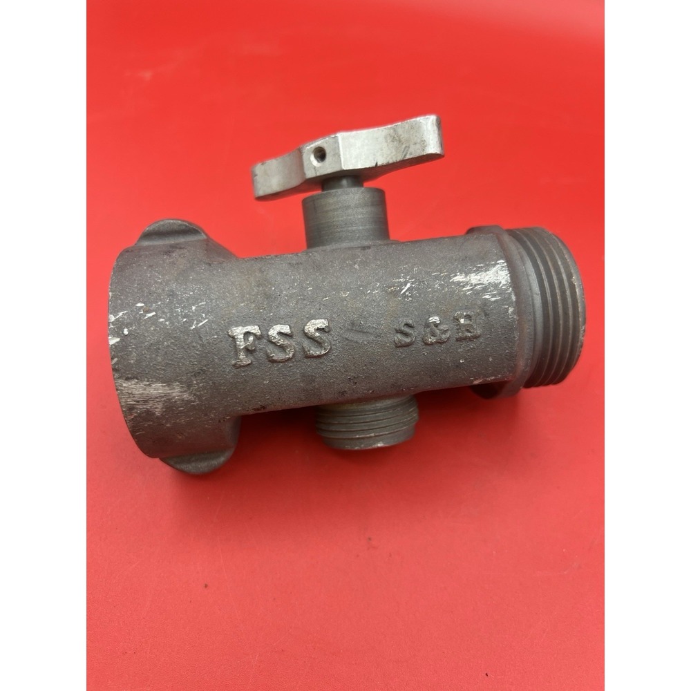 S&H FSS 1-1/2" NH - 1NPSH Hose Line T-Valve Wild land Firefighting Equipment